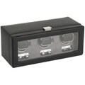 Wolf Designs Triple Watch Winder with Cover