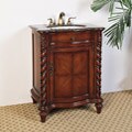 Granite Top 26-inch Single Sink Bathroom Vanity