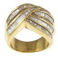 18k Yellow Gold 1 7/8ct TDW Diamond Ring (I-J, I2-I3)