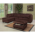 Delano Sectional Sofa and Storage Ottoman Set