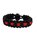 Paracord Black and Red Bracelet (USA)