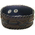 Leather Brown Weave Bracelet (Thailand)