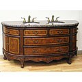 Granite Top 73-inch Double-sink Bathroom Vanity