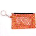 Cotton Canvas Siam Red Keychain ID Holder (Thailand)