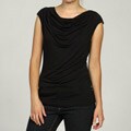 Cable & Gauge Women's Sleeveless Lace Detail Shirt