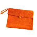 Wool Felt Tangerine Laptop Case (Nepal)