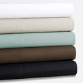 Feather Finish Cotton Sateen 400 Thread Count Queen-size Sheet Set