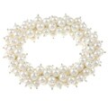 La Preciosa White Shell Pearl Stretch Bracelet