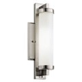 Jervis Indoor/ Outdoor 1-light Nickel Wall Sconce
