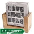 Thirstystone Gypsum Live, Laugh, Love Coaster Set