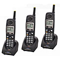 Panasonic KX-TGA450B 5.8 Ghz Wireless Phone (Pack of 3)