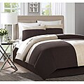 Myles Tan/ Brown Queen-size 4-piece Comforter Set