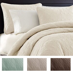 Mansfield Microfiber King-size 3-piece Coverlet Mini Set