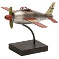 Metal Desktop Airplane Model with Display Stand