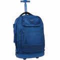 J World 'Parkway' 20-inch Navy Rolling Laptop Backpack