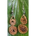Banana Fiber Music Note Earrings (Kenya)