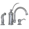 Price Pfister Amherst Chrome Kitchen Faucet/ Side Spray/ Soap Dispenser