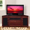 Shaker Dark Cherry TV and Entertainment Corner Console