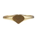 10k Yellow Gold Children's Heart Ring