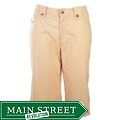 Ojai Clothing Women's Sesame Stretch Summer Bermuda Shorts