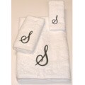 Hot tips on Personalized 45 Rpm Labels Avanti Silver Scroll 'S' Monogram 3-piece Towel Set