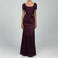 JS Collections Women's Two-piece Aubergine Dress