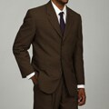 Phat Farm Men's Brown 3-button Suit 