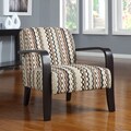 Metro Carousel Graphite Bent Arm Chair