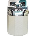 Beaute Essentielle Brushed Silver Eucalyptus Aloe Bath Set