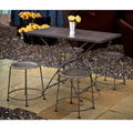 Steel Zinc Adjustable Table and Stools Set (India)