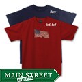 Be the Ball Men's Cotton Retro Flag T-shirt