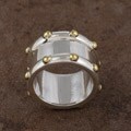 Handmade Sterling Silver Halo Ring (Nepal)