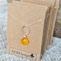 AEB Design Fine Silver Honey Chalcedony Necklaces (Pack of 6)
