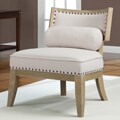 HannahTan Chair with Bolster Pillow