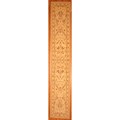 Afghani Hand-knotted Ivory Vegetable Dye Wool Rug (2'11 x 17'8)