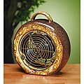 Deco Breeze DBF0764 Earth Vine Ceramic Mini Fan