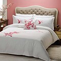 Sanche Embroidered King-size 3-piece Duvet Cover Set