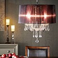 Noble 3-light Metal Chandelier