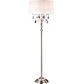 Silver Mist 1-light Crystal Chrome Floor Lamp