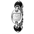 Gucci Women's Marina Black Ceramic Bracelet Siver Mirrored Dial Watch
