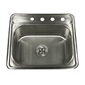 Highpoint Collection Stainless Steel Rectanglar Kitchen Sink
