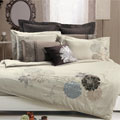 Fieldstone Embroidered Queen-Size 3-Piece Duvet Cover Set