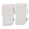 ShoeTotes White Laminate Fabric Shoe Bag