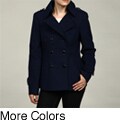 Jessica Simpson Women's Double-breasted Peacoat FINAL SALE