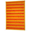 Asian Hand-woven Red/ Orange Stripe Bamboo Rug (1'8 x 2'7)