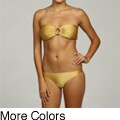 1Sol Women's Two-piece Bandeau Top Bikini