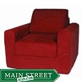 Fun Furnishings Red Micro Suede Chair