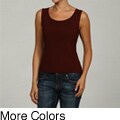 Lou Lou Women's Fine Gauge Scoop-neck Top