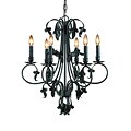 Woodbridge Lighting Easton 6-light Charcoal Chandelier