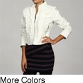 Big Chill Women's Front and Back Ruffled Fashion Jacket